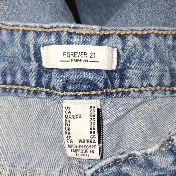 Forever 21 Premium Distressed Jeans sz 26 GUC - Picture 8 of 8